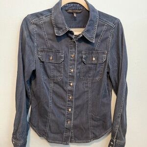 Denim Fitted Shirt